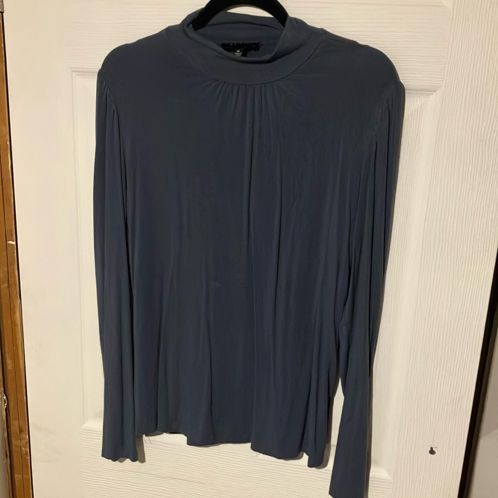 (US M) Premise Fitted Mock-Neck Long-Sleeved